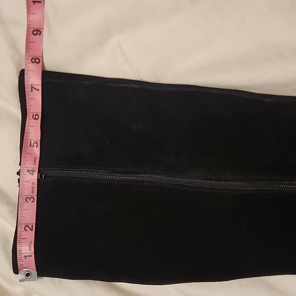 Alexander McQueen VTG Black Knee High Platform Stiletto Boots | Gothcore Baddie - Picture 14 of 16